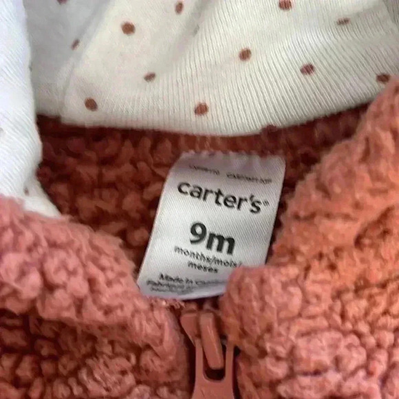 Carter's -  Footed convertible Sherpa Bunting Bag. Size 3 months - Picture 2 of 7